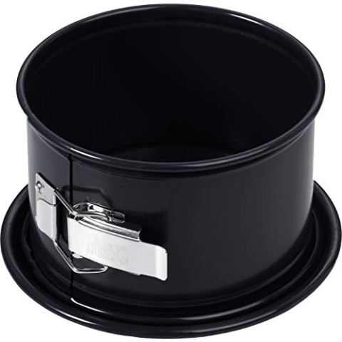 Birkmann, Premium Baking, Springform Ø 18 cm mit 12 cm hohen Rand, runde, auslaufsichere Form, aus Emaille, beste Antihaftbeschichtung, mit Edelstahlverschluss, PFOA-frei, 882133