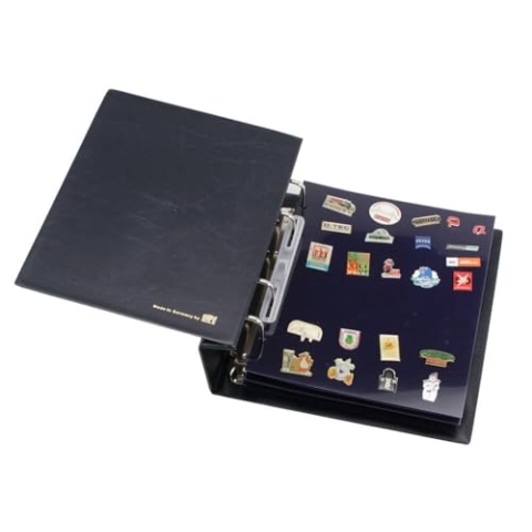 SAFE 7860 Pin Album Sammelalbum für 120 Pins + 2 Samttafel + 2 Zwischenblätter