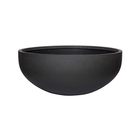 Pottery Pots Pflanzschale Morgana Sandstein Schwarz D 53,5 cm H 22,5 cm