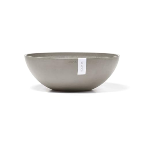 Ecopots Vienna Runde Blumentopf Ø 50 cm UV-beständig und langlebig, aus recyceltem Kunststoff für Innen und Außen