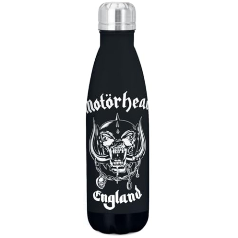 Motörhead England Unisex Thermosflasche Standard Edelstahl 0,5 l Band-Merch, Bands