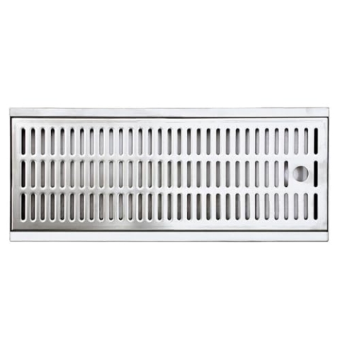 ich-zapfe.de Tropfschale für Bars 300x200x27, Hochwertiges Edelstahl Tropfblech für Zapfanlagen und Theken, Perfekte Tropfschale zum Einlassen für Bierkühler und Bierzapfanlagen, Bar Drip Tray Premium