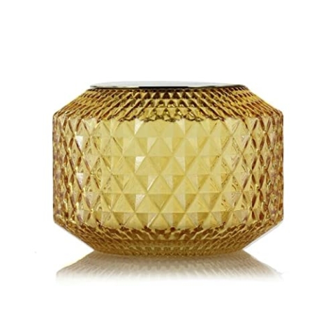 ASHLEIGH & BURWOOD Heritage Collection HCDIF008 Diffusor-Vase, Glas, Diamantschliff, goldfarben
