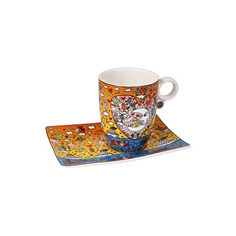Künstlertasse James Rizzi The Romance of the Sea - Pop Art