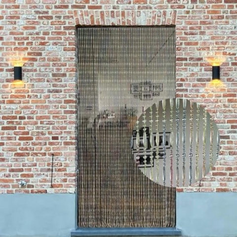 Trente Perlenvorhang Verschiedene Größen und Farben, Balkontür Fliegengitter, Insektenschutz Perlen, Fliegenvorhang Multicolor 90 x 200 cm