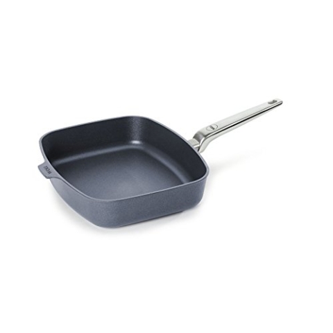 Woll Diamond LITE Pro Induktion, Gusspfanne rechteckig mit Edelstahlstiel, 30 x 26 cm, 7 cm hoch