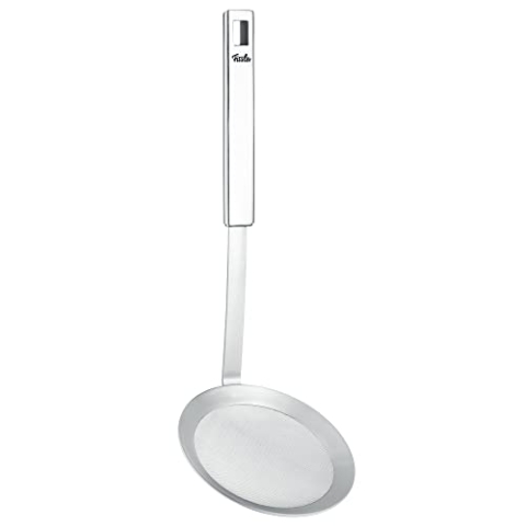Fissler Original-Profi Collection/große Edelstahl-Schaumkelle, Abseih-Löffel mit Sieb,Fett-Abschäumer, Premium-Küchenhelfer