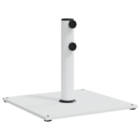 vidaXL Sonnenschirmständer, Schirmständer mit Standfuß Spannknopf, Sonnenschirmbasis für Ø32/38/48 mm Mast, Sonnenschirmfuß, 17 kg Quadratisch