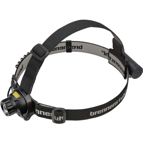Brennenstuhl LuxPremium LED Akku Sensor Kopflampe SL 400 AF/Wiederaufladbare Stirnlampe mit Sensor (Stirnlampe USB mit Rotlicht für außen IP44, mit OSRAM-LED, 400lm, bis zu 50h Leuchtdauer)
