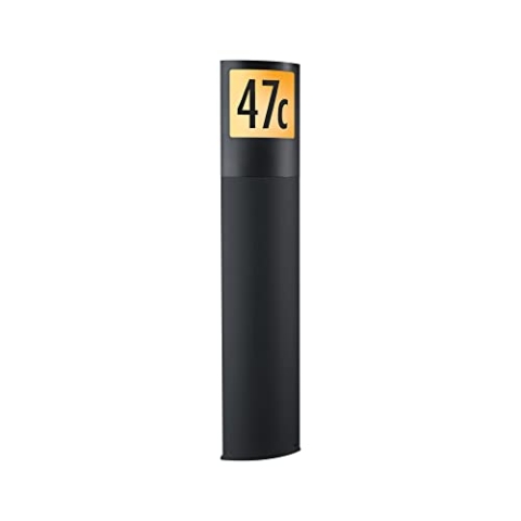 Paulmann 94515 LED Außenleuchte Smart Home Zigbee Pollerleuchte Padea IP44 10W Dämmerungs-/Bewegungssenso Tunable Warm Outdoor 2200-3000K
