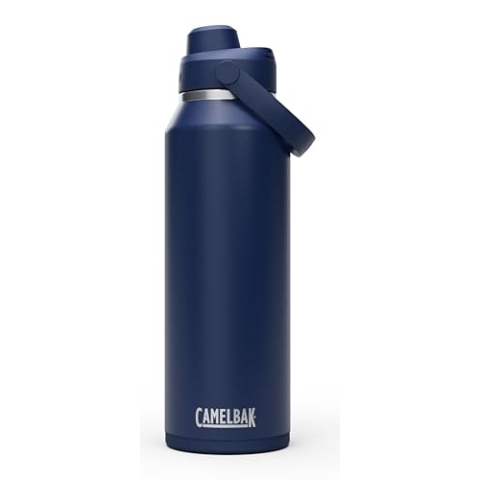 CAMELBAK Thrive Chug Wasserflasche aus isoliertem Edelstahl | 1,2 L | leicht zu tragen, auslaufsicher | Marineblau