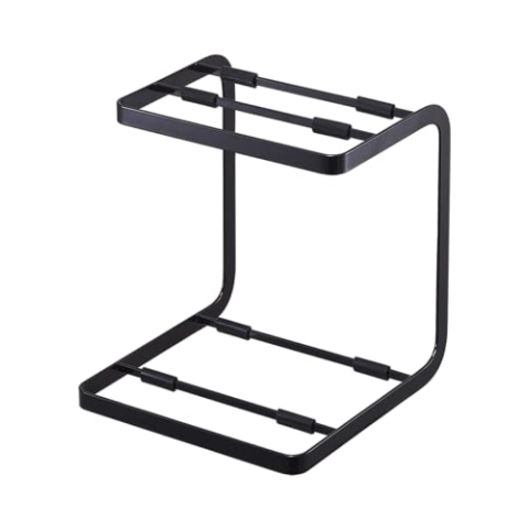 YAMAZAKI Tower Topfständer, Stahl, Schwarz, One Size
