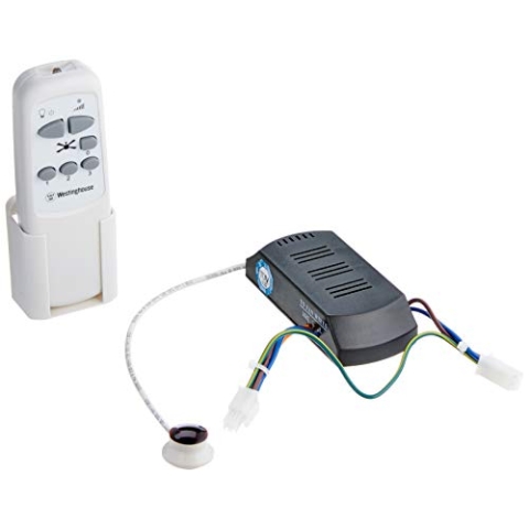Westinghouse Fernbedienung für Deckenventilatoren,Mit Dimm-Funktion, 11 x 2,2 x 5,1 cm, Weiss