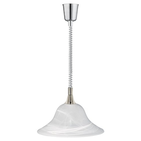 Trio Leuchten Pendelleuchte Viola 301700107, Metall Nickel matt, exkl. 1x E27