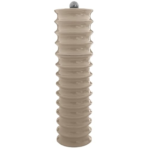 Addison Ross Ltd UK Gewürzmühle – Cappuccino Beige Gummibaumholz Manuelle Küche Zuhause Party Verwendung