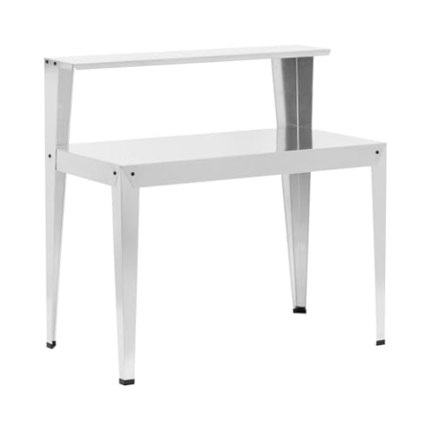 Uniprodo Pflanztisch erhöhte Ablage verzinkter Stahl 112 x 61 x 109 cm pflegelicht kompakt Gartenarbeitisch Balkon Garten