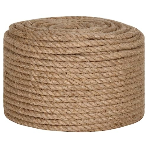 vidaXL Juteseil 100% Jute 12mm 250m Tau Seil Hanfseil Tauwerk Hanf Naturhanf