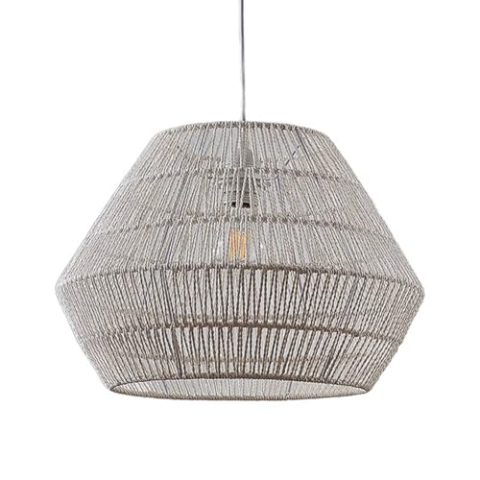 Lindby Pendelleuchte Ottavio (Modern) in Weiß aus Papier (1 flammig, E27) - Deckenlampe Esstischlampe Hängelampe Hängeleuchte Wohnzimmerleuchte