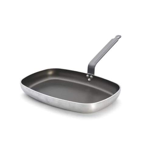 De Buyer - 8184.38 - Bratpfanne choc - Rechteckige fischpfanne, Schwarz