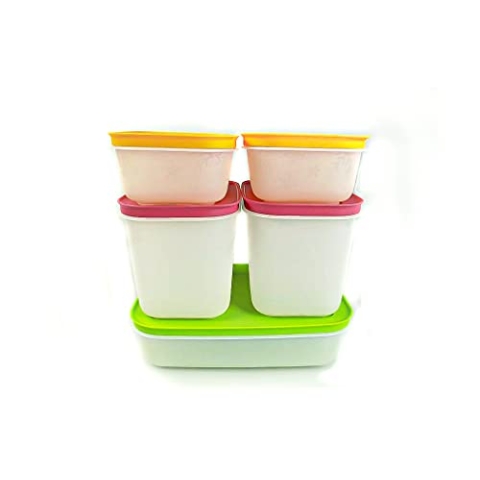 Tupperware Dose Pinguin 1,0 L grün + 1,1 L pink + 450 ml orange