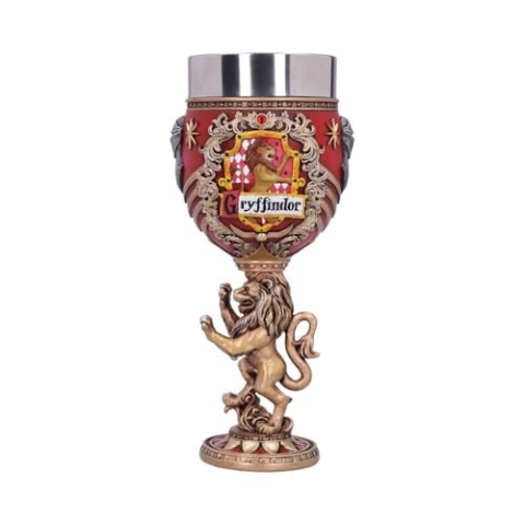 Nemesis Now House Collectable Goblet Harry Potter Gryffindor Hogwarts-Haus-Kelch zum Sammeln, Kunstharz, Rot/Goldfarben, 1 Stück (1er Pack)