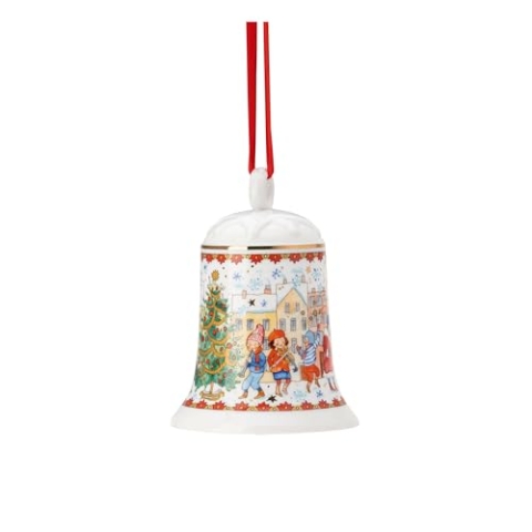 Hutschenreuther Porzellanglocke 2023-"Weihnachtsklänge 12 cm