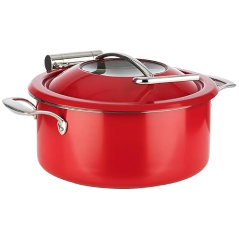 APS 12337 Chafing Dish, 4-tlg. SetØ 30,5 cm, H: 17,5 cm18/8 Edelstahl, rot
