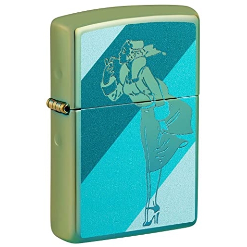 ZIPPO teal poliert Zippo Design 60006407