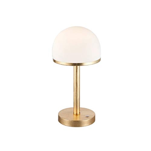 Trio Leuchten Berlin 527590179 LED Tischleuchte, Metall, 4 Watt, Gold, 4x fach Touch