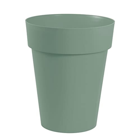 EDA - Blumentopf, mittelhoch, Toskana, Ø 44 cm, Volumen 50 l, Ø 44 x H.53 cm, Lorbeergrün