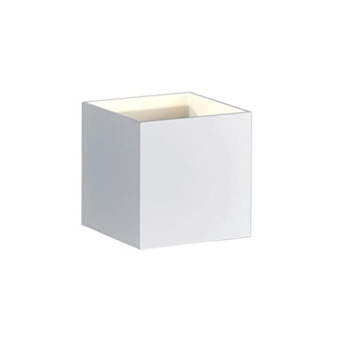 Trio Leuchten LED Wandleuchte 223310131 Louis, Metall weiß matt/innen weiß, 4.3 Watt LED, 10 x 10 x 10 cm
