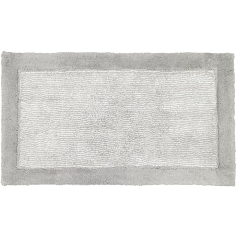 Cawö Home Badteppiche Luxury Home Two-Tone 590 Platin - 76 70x120 cm
