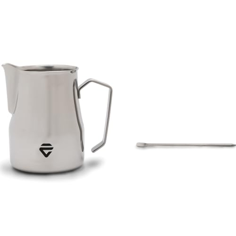 LELIT Milchkännchen 35Cl und Latte Art Stift - Silber