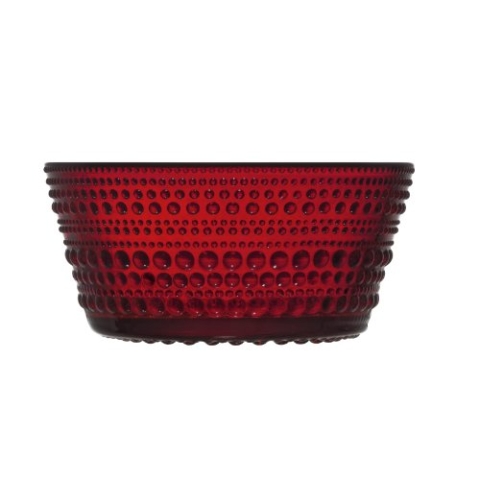 Iittala - Kastehelmi Schale - Cranberry/rot 23cl
