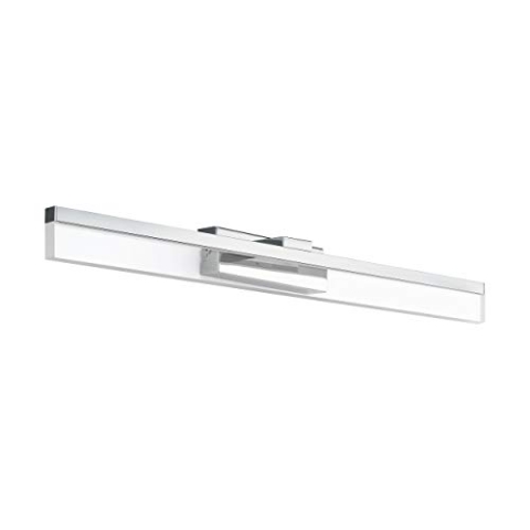 EGLO LED Wandlampe Palmital, Spiegelleuchte, Wandleuchte aus Aluminium, Metall und Kunststoff, Badezimmer Lampe in Chrom, LED Feuchtraumleuchte warmweiß, IP44