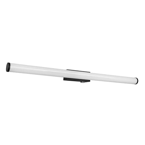 Trio Leuchten LED Bad Wandleuchte Mattimo 283270332, Metall Schwarz matt, Kunststoff weiß, inklusiv 8.6 Watt LED