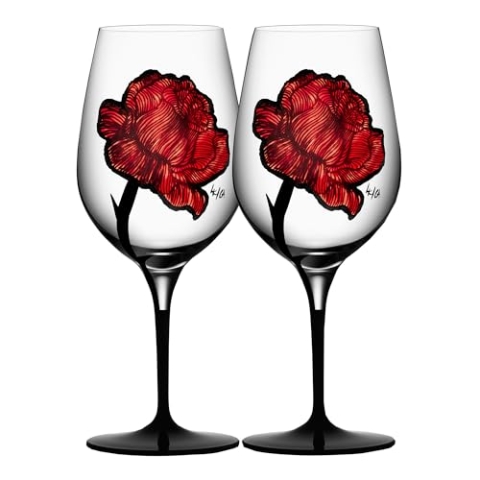 Kosta Boda Tattoo Wine 2-pack