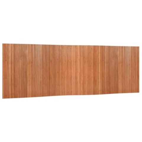 vidaXL Paravent, Raumteiler für Schlafzimmer Wohnzimmer Büro, Trennwand Umkleide, Sichtschutz Spanische Wand, Braun 165x600cm Bambus