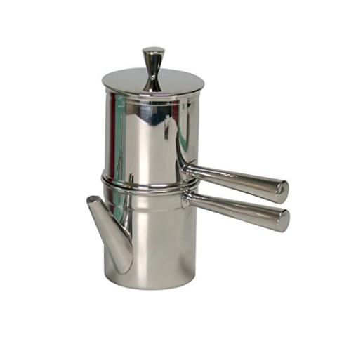 ILSA Napoletana Kaffeemaschine, Edelstahl, Silber, für 6 Tassen