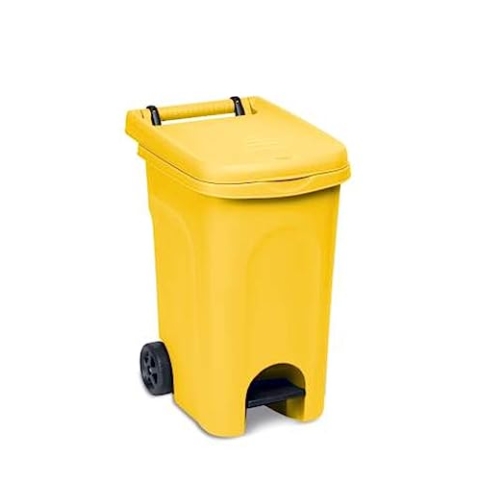 Stefanplast Urban Eco Pedalmülleimer, 60 l, Gelb, Kunststoff, Siehe Foto, Come