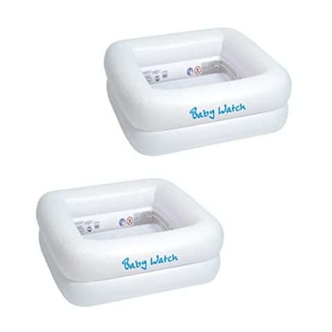 Happy People 18122 Planschbecken-18122 Babywatch Planschbecken, Weiss (2 Pool´s)