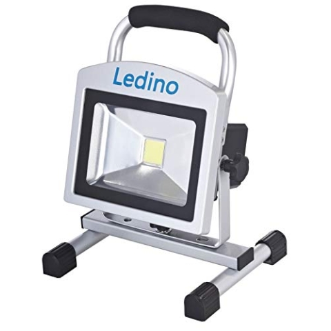 Ledino 11140206002111 20 W LED schwarz, silber – Projektoren Projektor (20 W, LED, schwarz, silber, kaltweiß, 6500 K, 1360 LM)