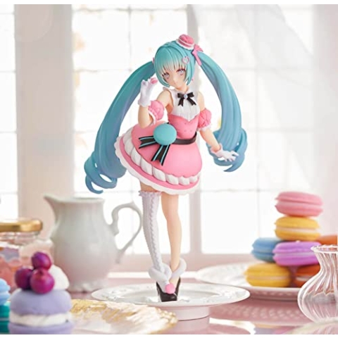 Furyu Hatsune Miku - Sweet Sweets Macaron - Statuette Exceed Creative 21cm