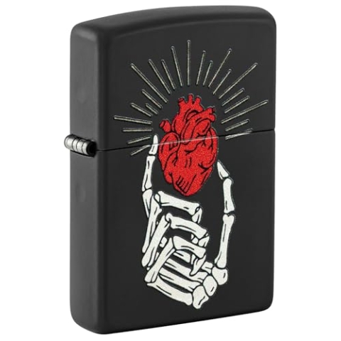 Zippo Sturmfeuerzeug - Love/Positivity Design - Nachfüllbar- Geschenkbox - Metall - Made in USA