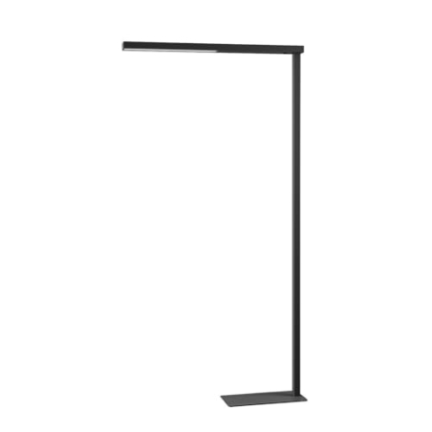 Arcchio LED Bürostehleuchten 'Tamilo' (Modern) in Schwarz aus Aluminium u.a. für Arbeitszimmer & Büro (2 flammig,) - Bürolampe, Arbeitsplatzlampe, Standleuchte, Stehlampe, Deckenfluter