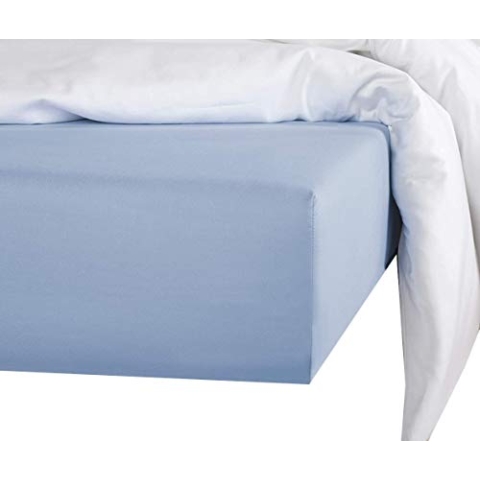 De Witte Lietaer Olivia Spannbettlaken, Baumwoll-Satin, 180 x 200 cm, Höhe 30 cm