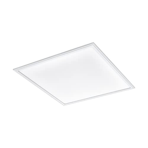 EGLO Access LED Deckenleuchte Salobrena-A, 1 flammige Wandlampe, LED Deckenlampe aus Aluminium und Kunststoff in Weiß, mit Fernbedienung, Farbtemperaturwechsel (warm, neutral, kalt), dimmbar, LxB 60cm