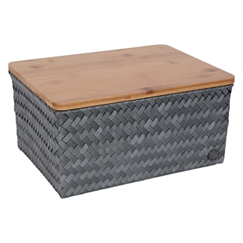 Aufbewahrungskorb Top Fit Large Basket/Korb mit Bambus Deckel