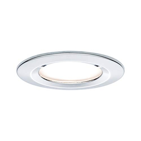 Paulmann 938.74 Einbauleuchte LED Coin Slim IP44 rund 6,8W Chrom 3er-Set dimmbar IP44