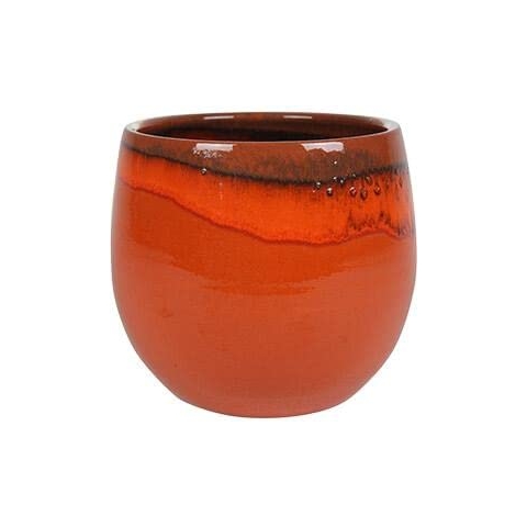 Ter Steege Blumentopf Orange D 33 cm H 30 cm